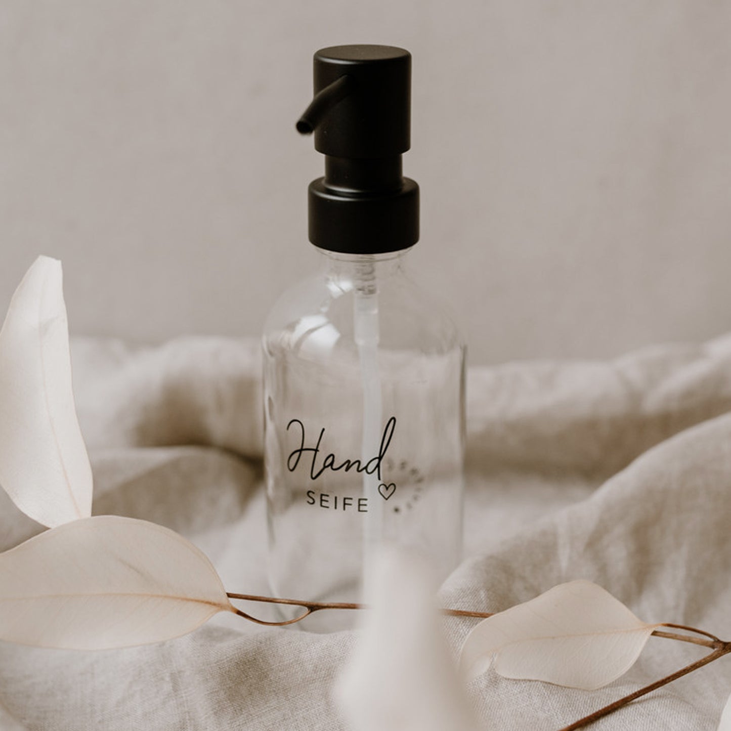 Distributeur de savon Handseife transparent 250ml
