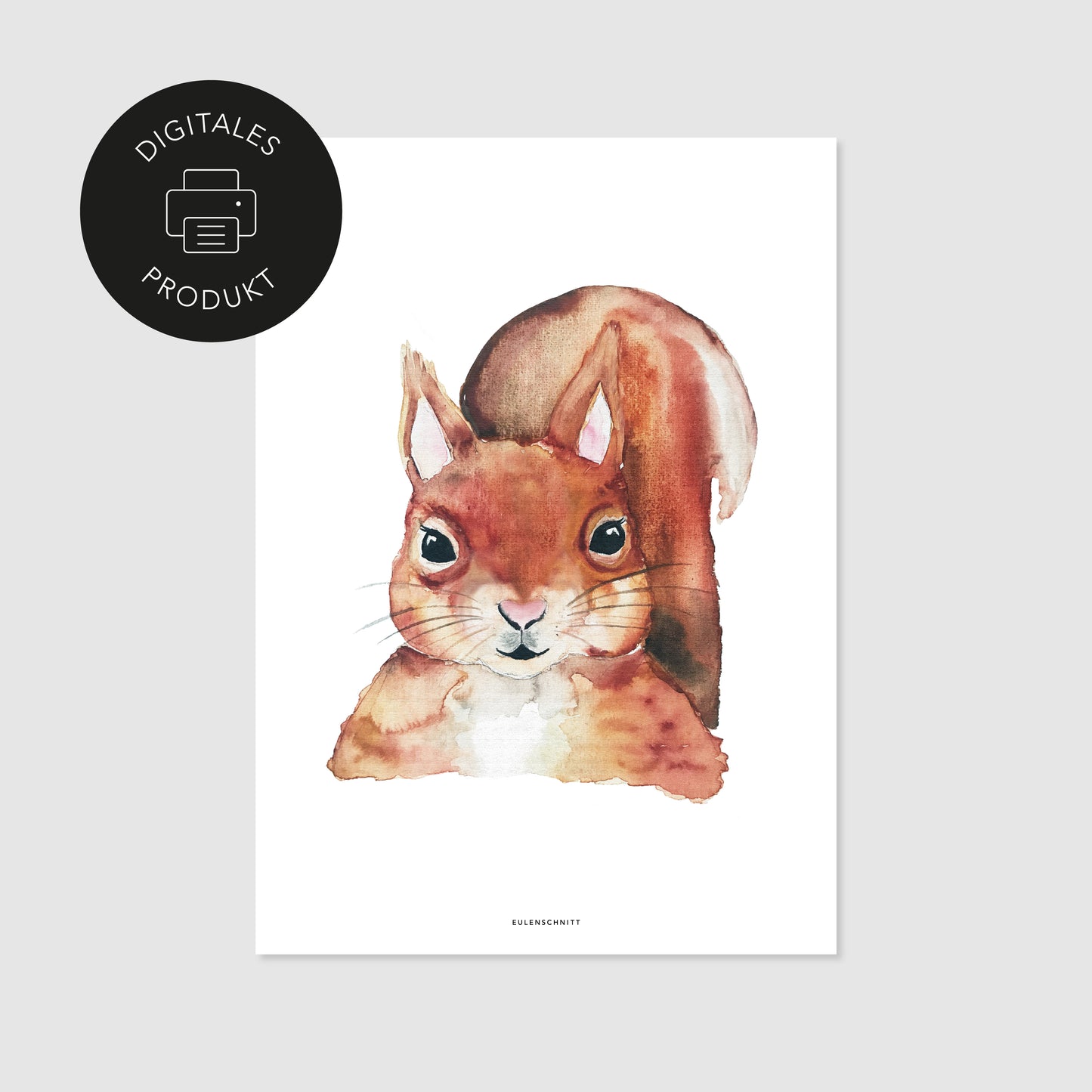Poster Eichhörnchen zum Download