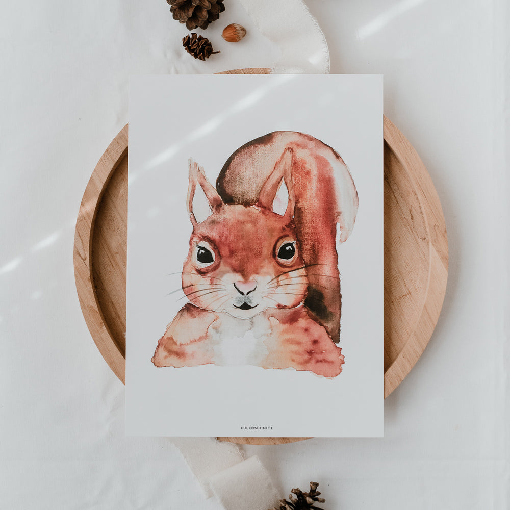 Poster Eichhörnchen zum Download