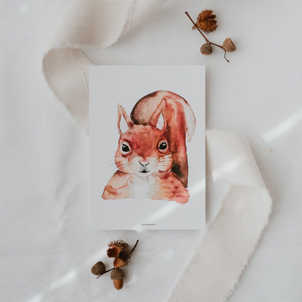Poster Eichhörnchen zum Download