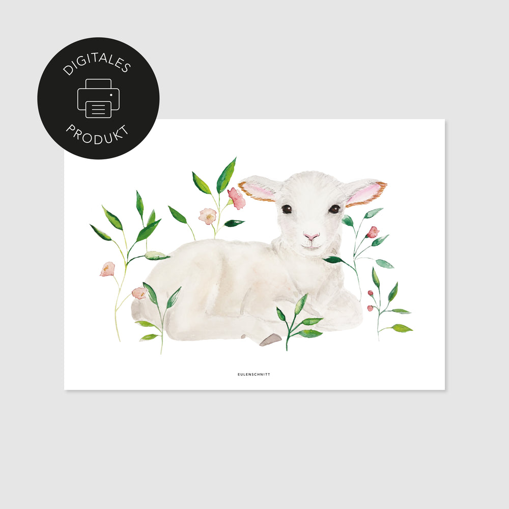 Poster Lamm zum Download