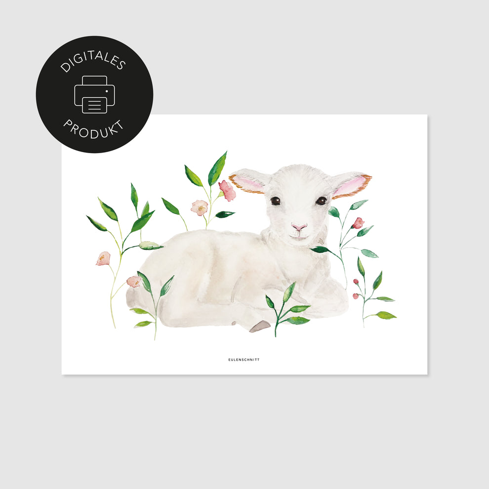 Poster Lamm zum Download