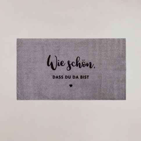 Waschbare Matte Wie Schön Grau | Eulenschnitt 