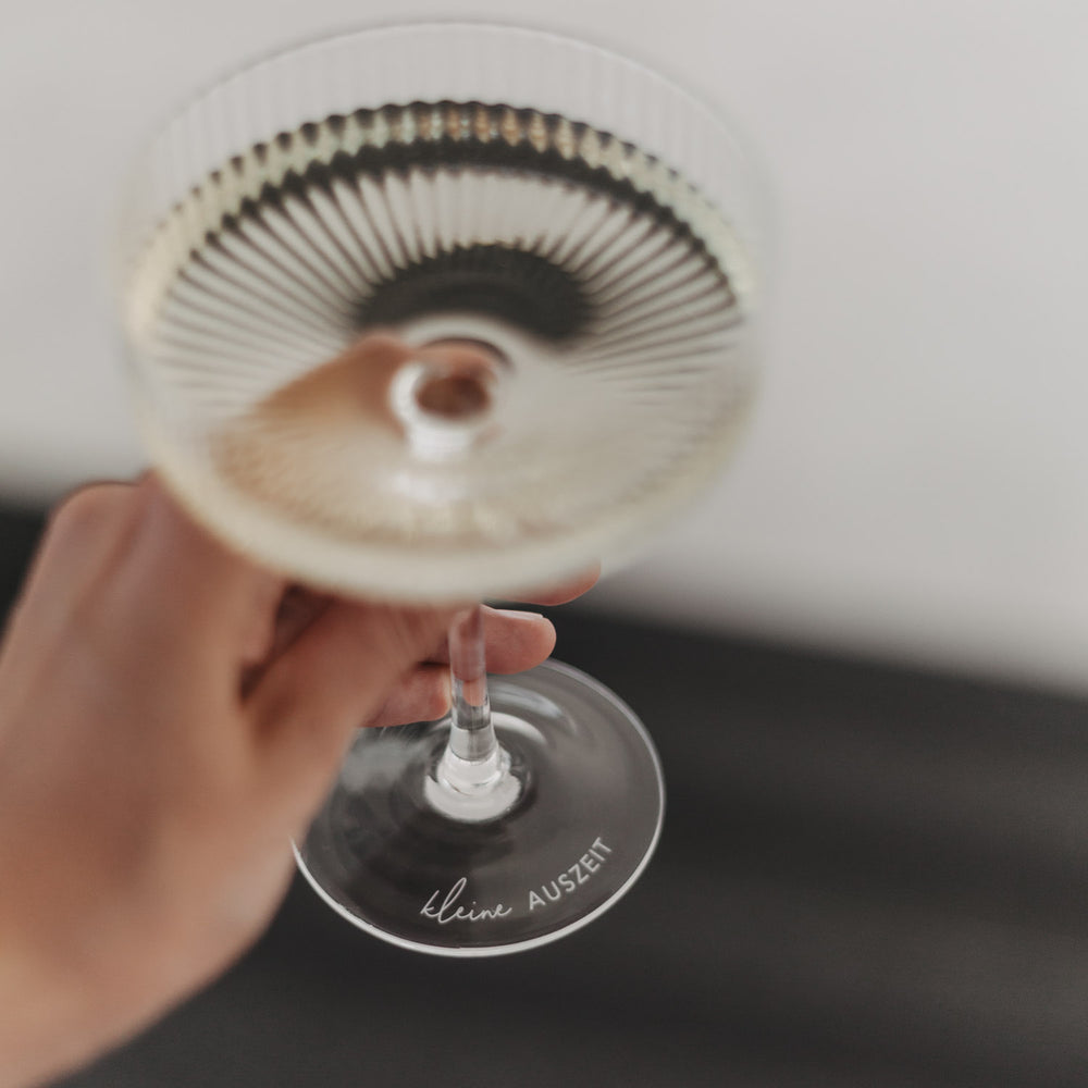 Champagnerglas Kleine Auszeit – stilvoll genießen