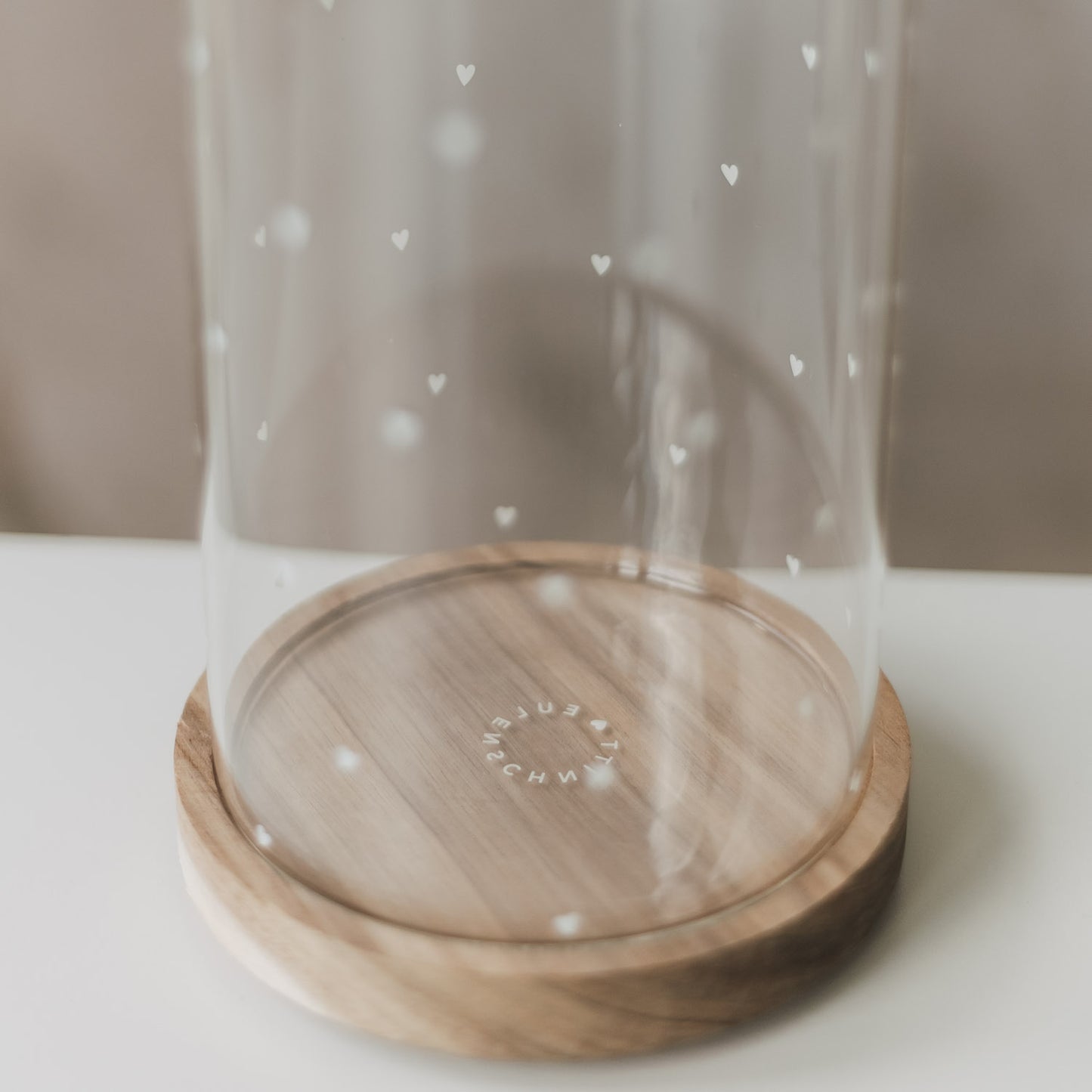 Vorratsglas Herzen 19 cm weiß