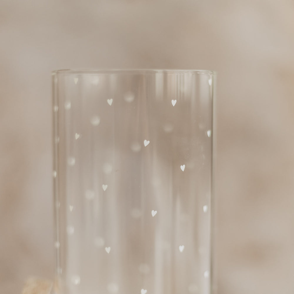 Vorratsglas Herzen 31 cm weiß