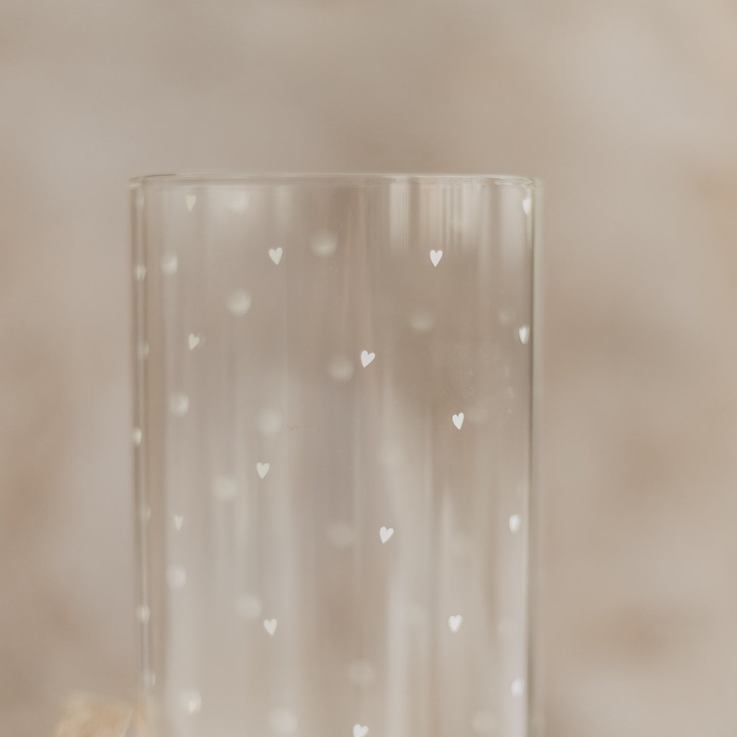Vorratsglas Herzen 31 cm weiß