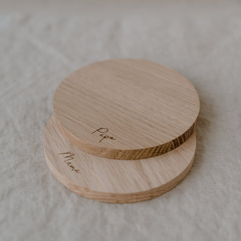 Untersetzer aus Eiche Papa