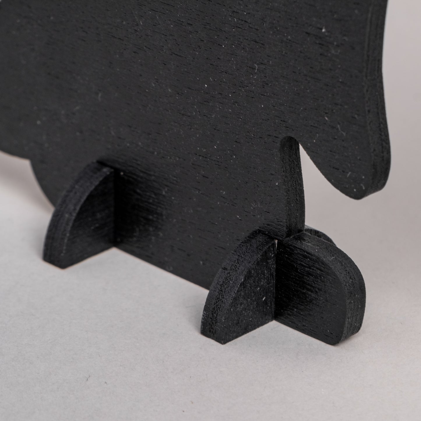 Steckhasen schwarz 2er Set | Eulenschnitt 