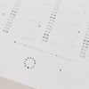 Wandkalender 2026 mit Mondphasen- und Feiertagsübersicht, Monatslayout und Eulenschnitt-Logo in moderner Kreisform.