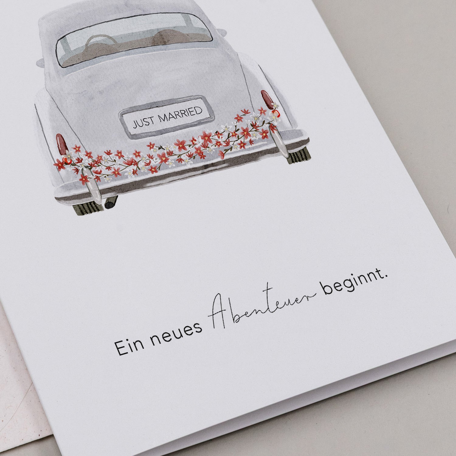 Papyrus Hochzeitskarte „Reise Des Lebens“ – Glitzerndes Design Mit Kristallen & Blumen
