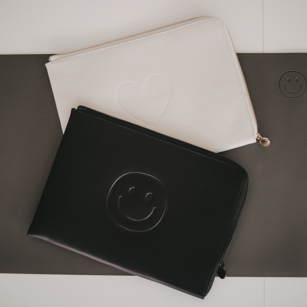 Laptoptasche Herz creme | Eulenschnitt 