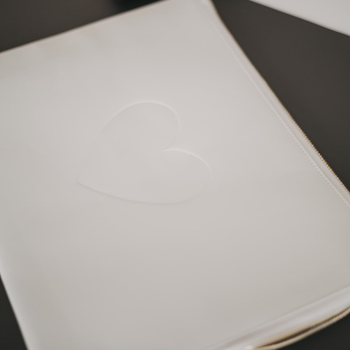 Laptoptasche Herz creme | Eulenschnitt 