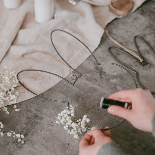 Metallkranz Hase 2er Set | Eulenschnitt 