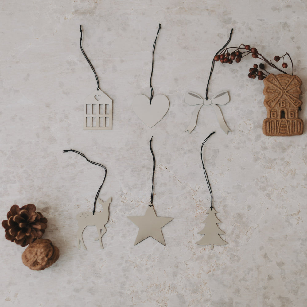 Anhänger Mix Set – Weihnachtsdeko in Silber