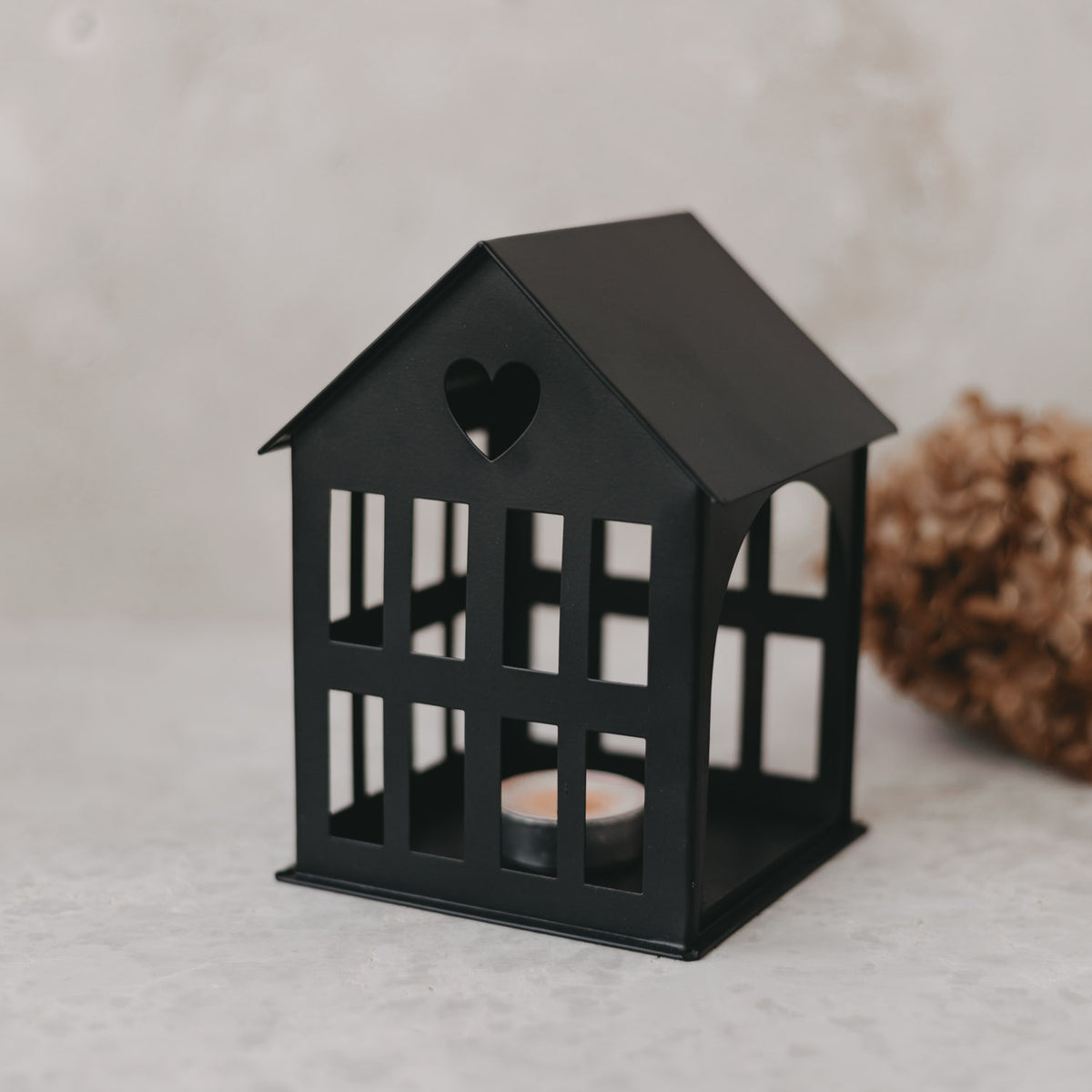 Metallhaus Mini Schwarz – elegant & zeitlos schön
