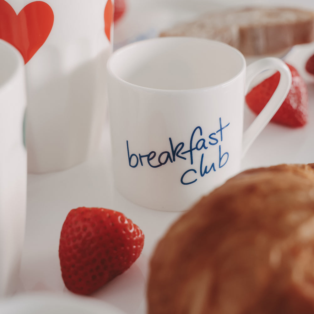 Breakfast Club Tasse dunkelblau – klein