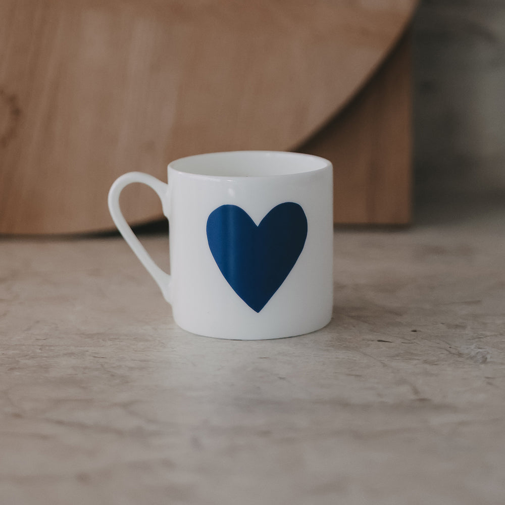 Breakfast Club Tasse dunkelblau – klein