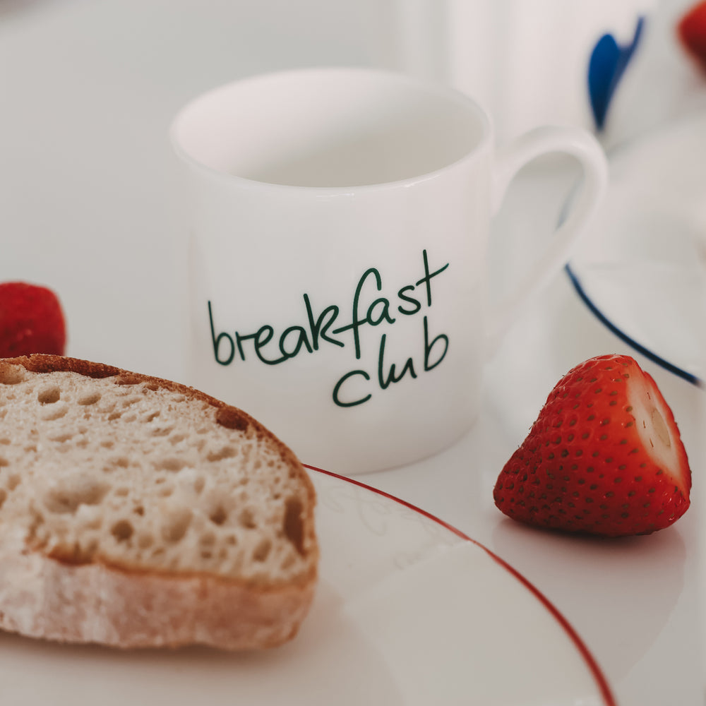 Fine Bone Tasse grün – Breakfast Club
