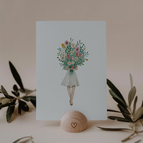 Kartenset Flower Love im 6er Set | Eulenschnitt 