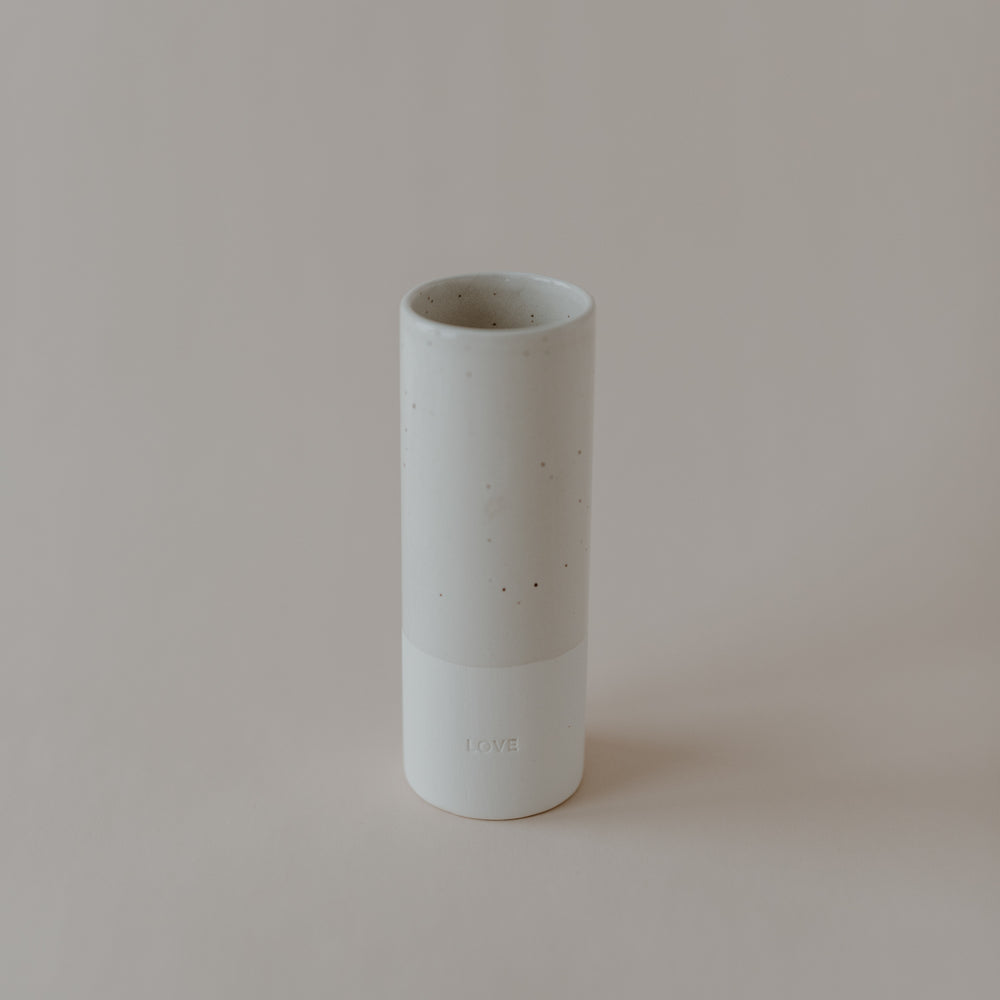 Steingut Vase Love klein - Das ideale Geschenk