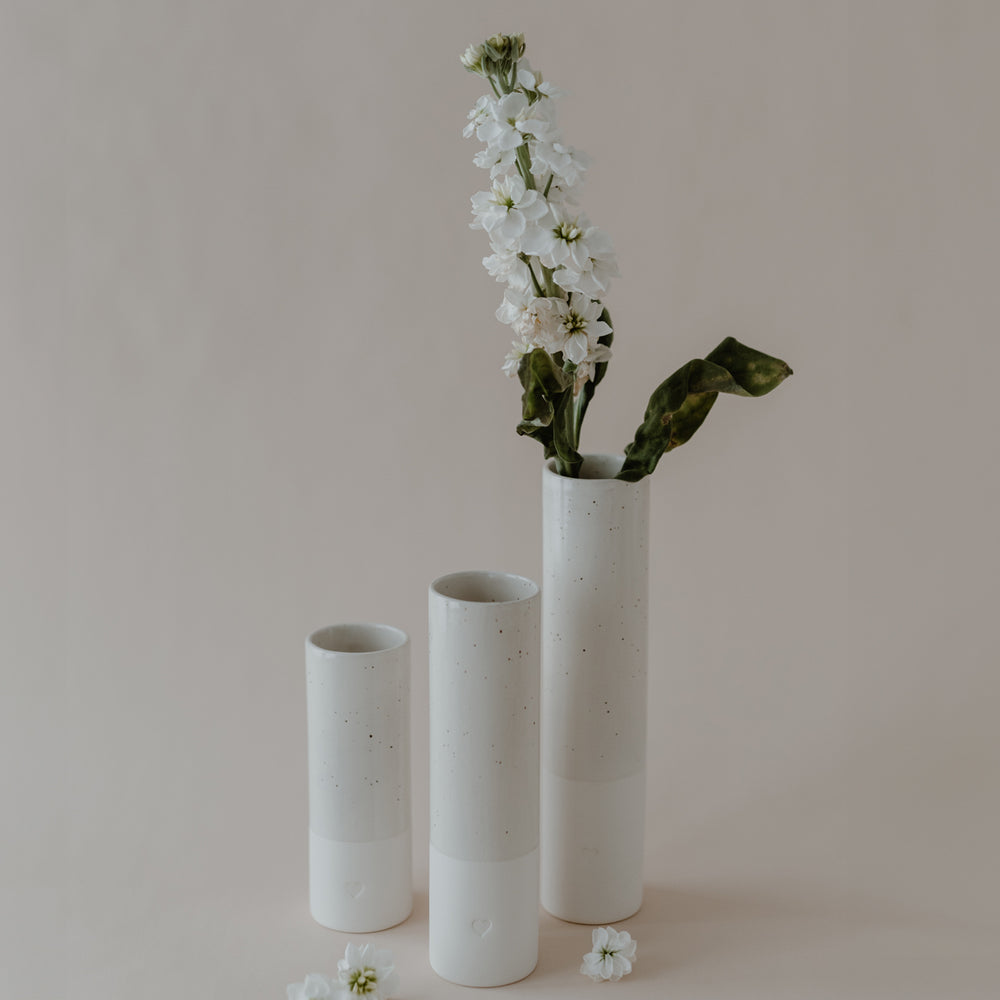 Vase Herz - Liebevolle Blumenpräsentation