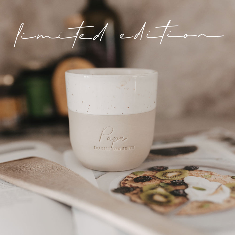 Limitierter Becher Papa Du bist der Beste | Eulenschnitt 