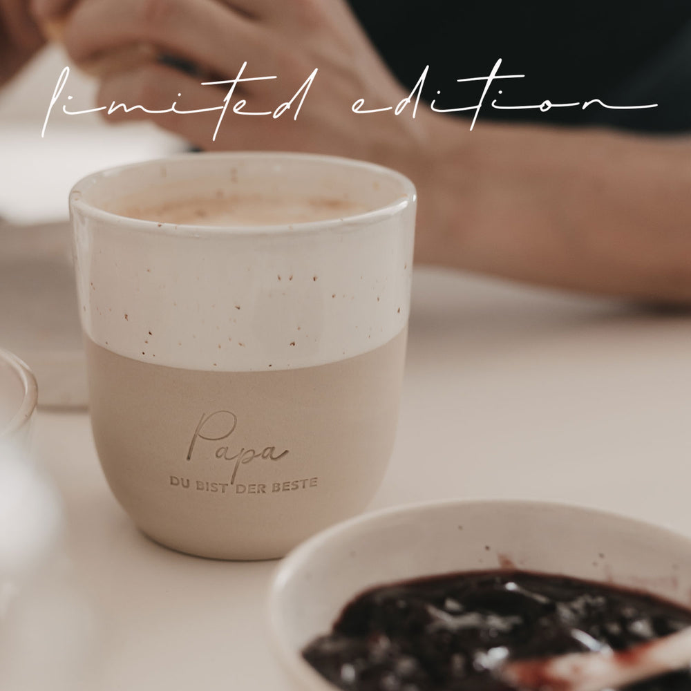 Limitierter Becher Papa Du bist der Beste | Eulenschnitt 