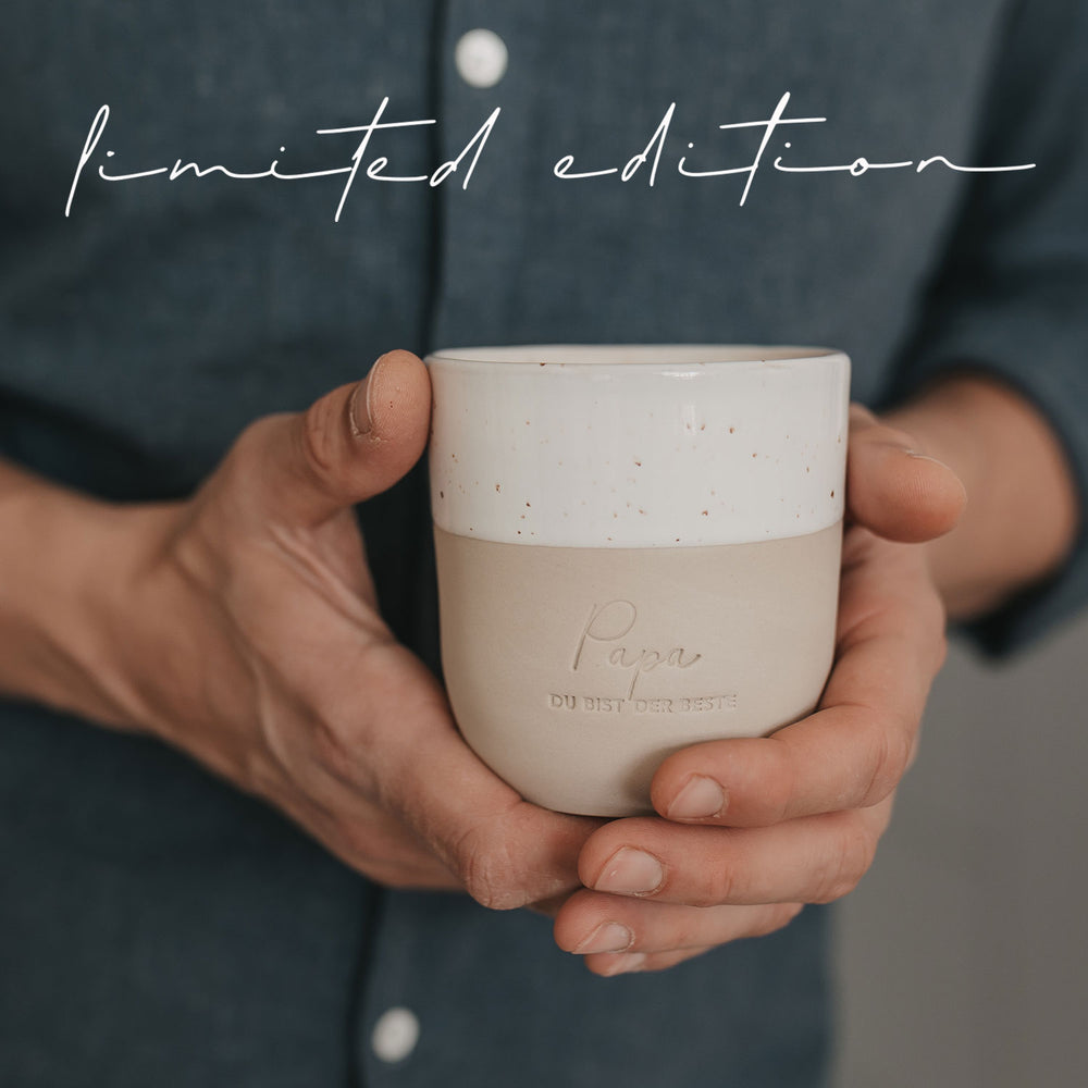 Limitierter Becher Papa Du bist der Beste | Eulenschnitt 