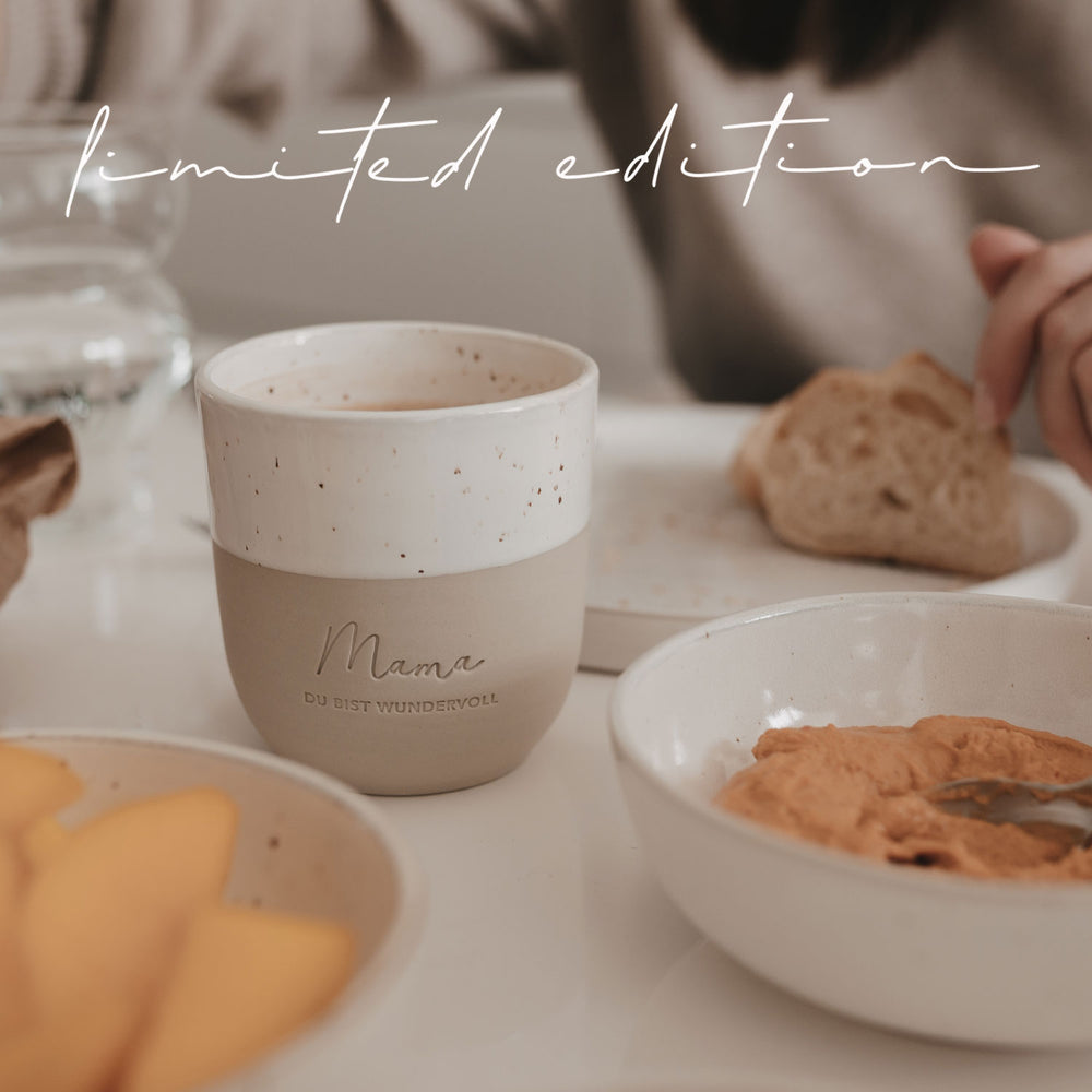 Limitierter Becher Mama Du bist wundervoll | Eulenschnitt 