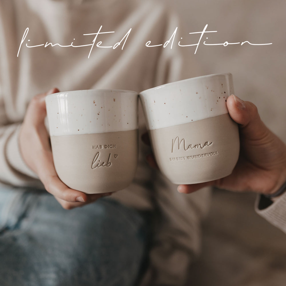 Limitierter Becher Mama Du bist wundervoll | Eulenschnitt 
