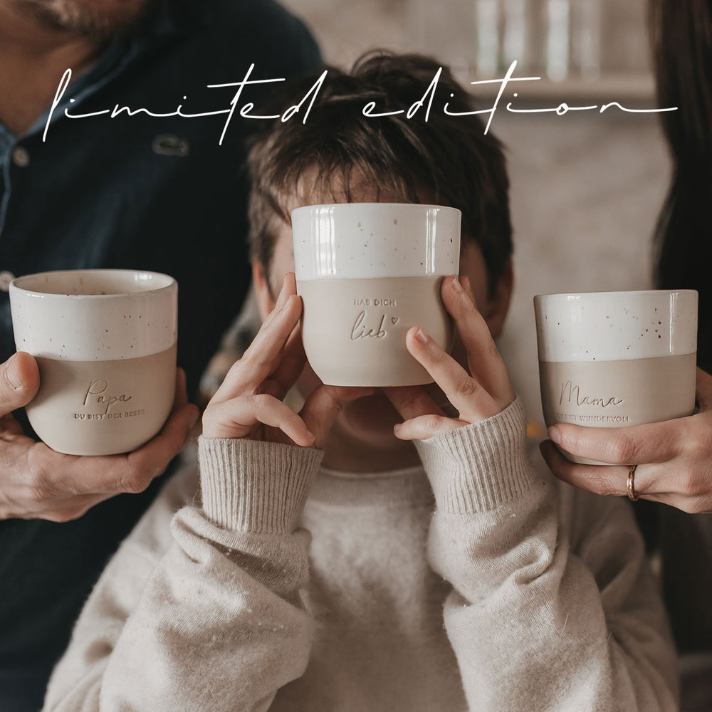 Limitierter Becher Mama Du bist wundervoll | Eulenschnitt 