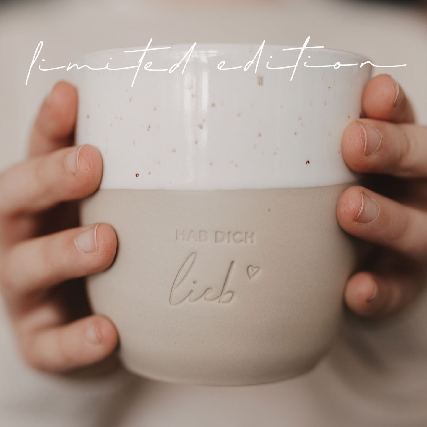 Limitierter Becher Hab dich lieb | Eulenschnitt 