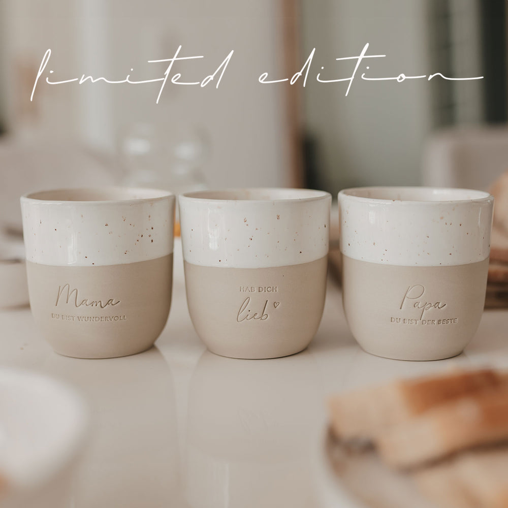 Limitierter Becher Hab dich lieb | Eulenschnitt 