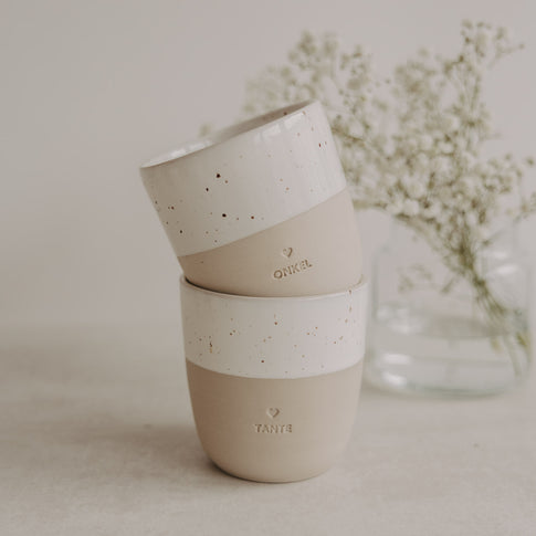 Becher Tante & Onkel im Set