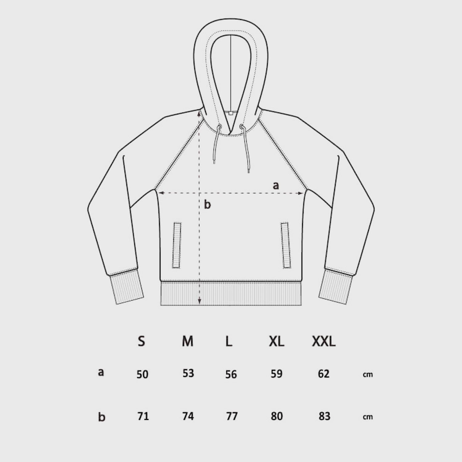 Xxl size hoodie hot sale