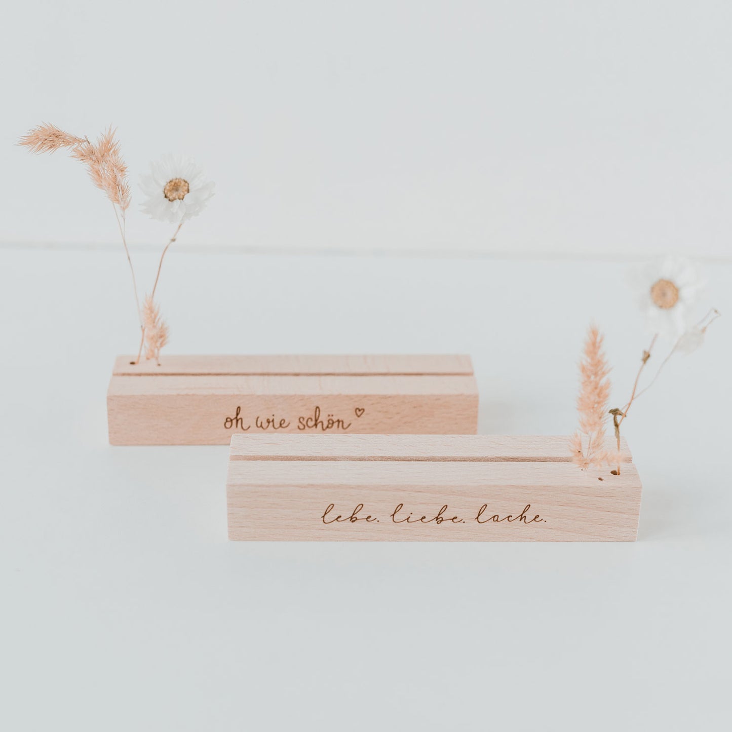 Support pour cartes et fleurs séchées, lot de 2