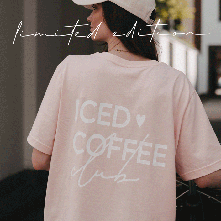 Limitiertes Shirt Iced Coffee Club