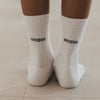 Kids Socken Großer Bruder in Weiß mit schwarzem Schriftzug „GROSSER BRUDER“