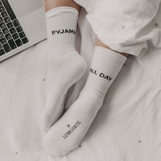 Socken weiß Pyjamas all day