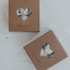 Musselintücher 3er Set „Hallo kleines Wunder“ in Geschenkbox mit Herzfenster aus Kraftpapier
