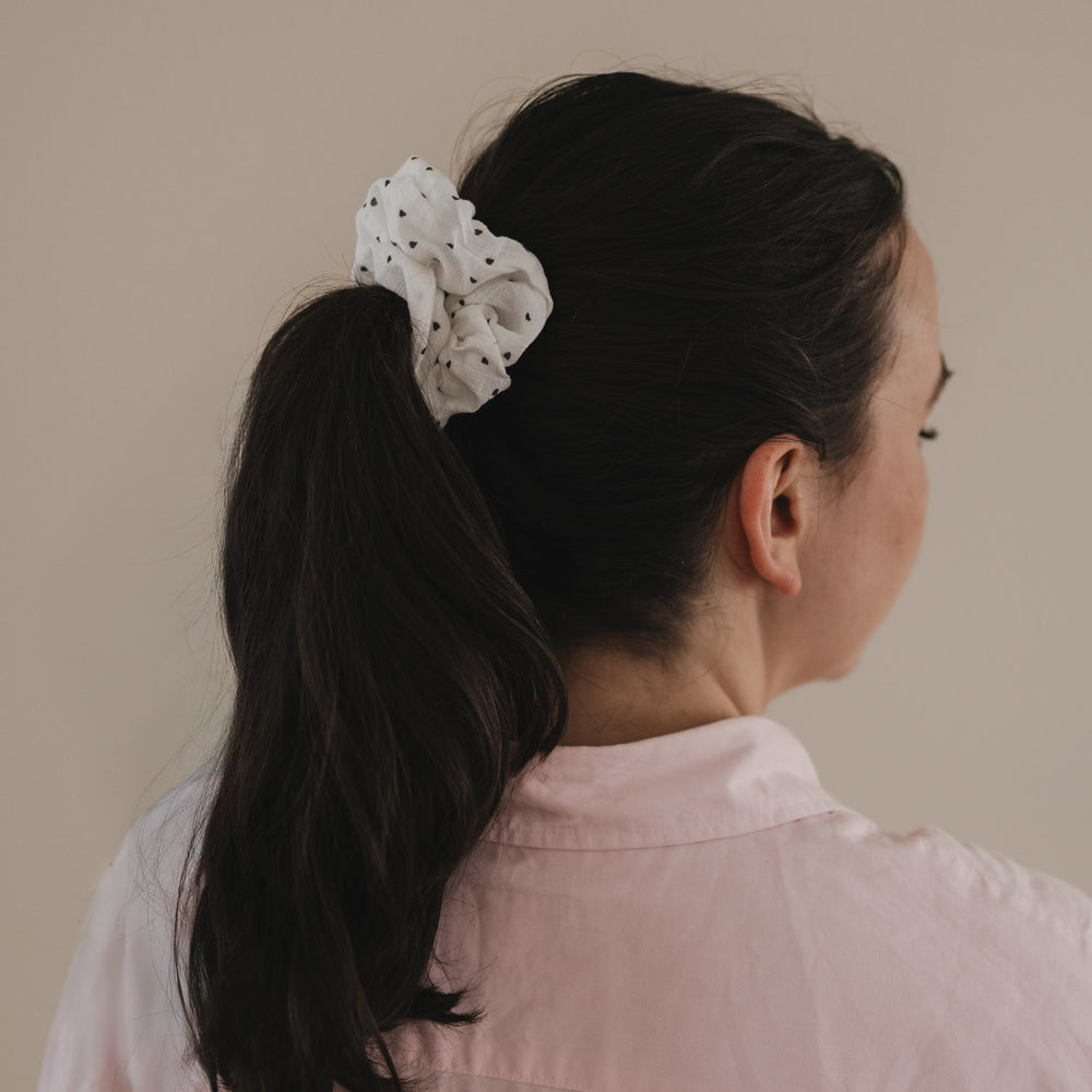scrunchie aufbewahrung Haargummi Set Herzen – 2er Pack