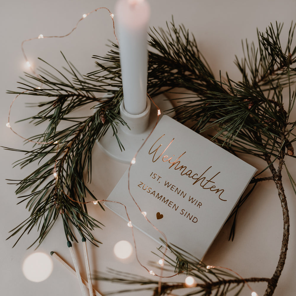 Streichhölzer Weihnachten