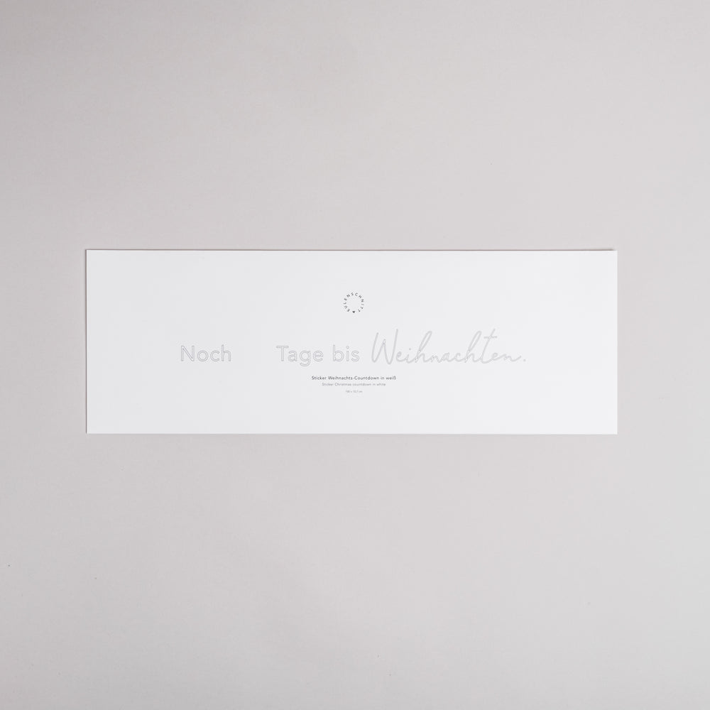 Sticker Countdown Weihnachten