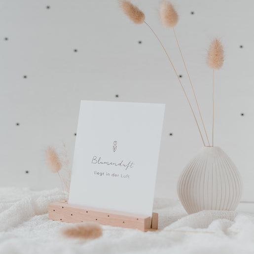 Karten- und Trockenblumenständer Punkte im 2er Set