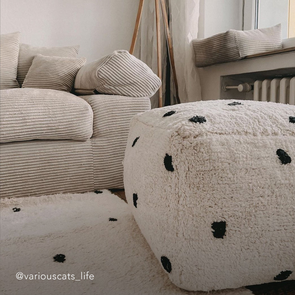 Pouf à pois