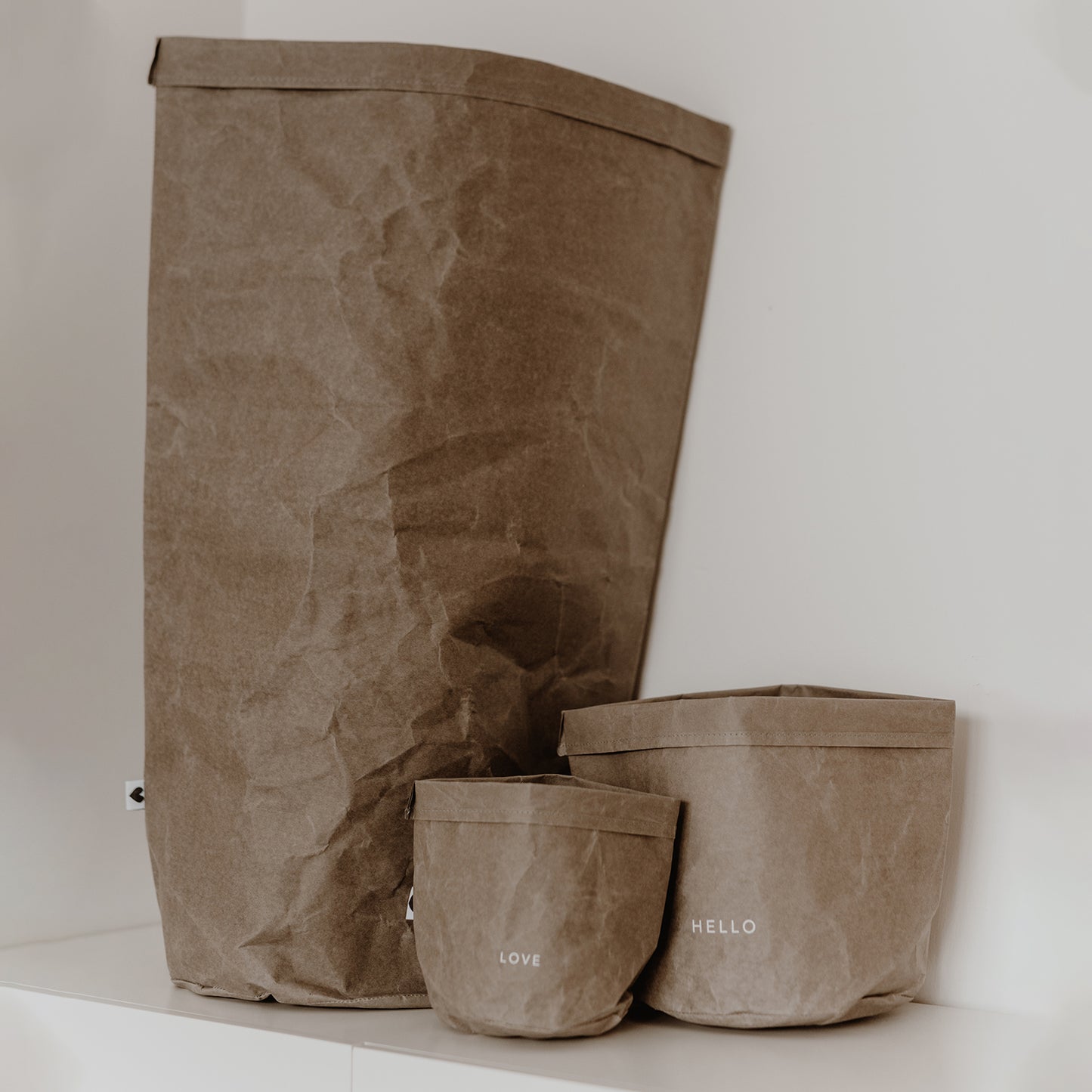 Paperbag 78cm grau