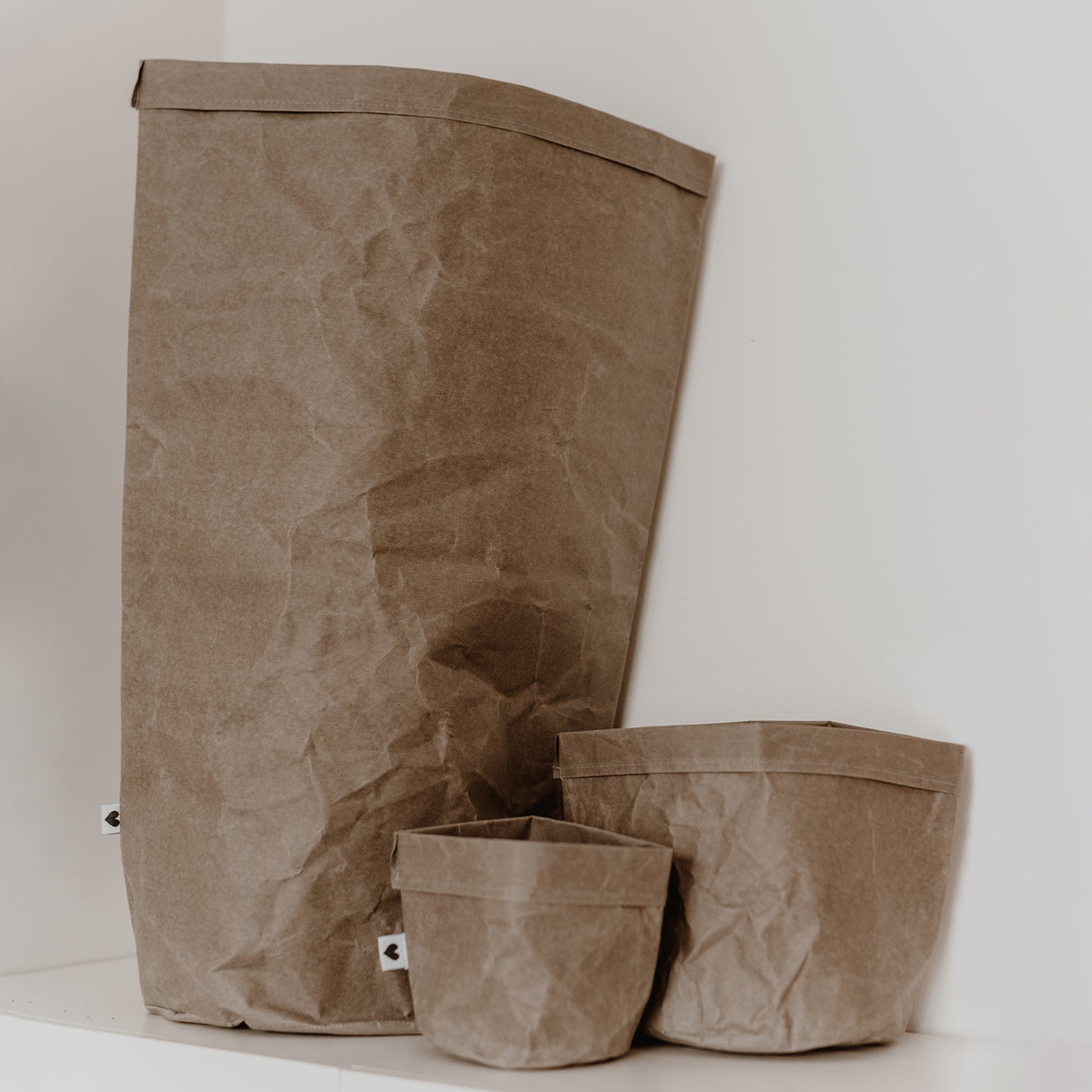 Sac en papier 78cm gris