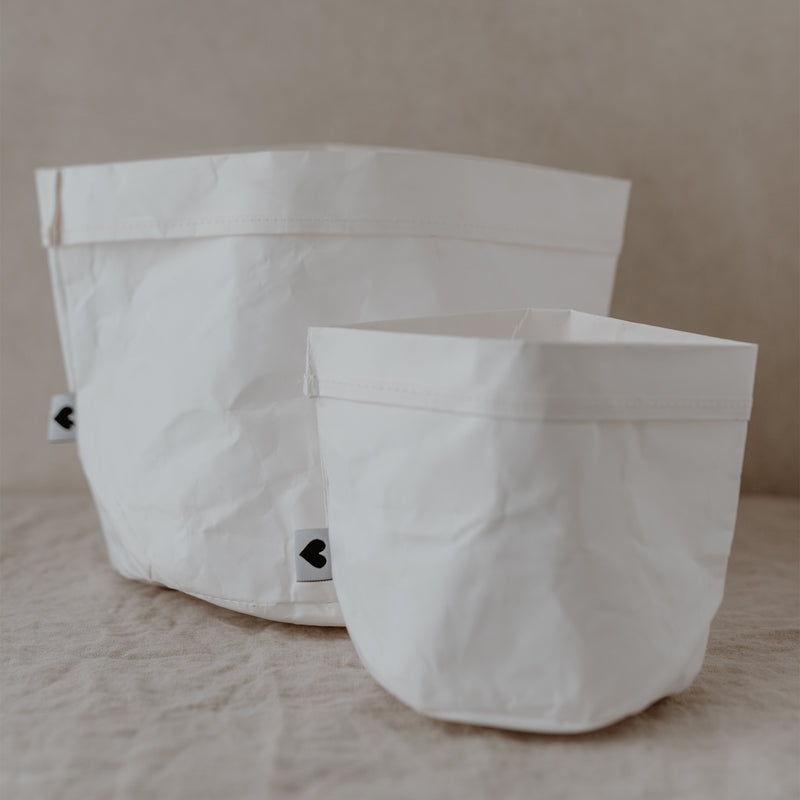 Paperbag 2er Set weiß