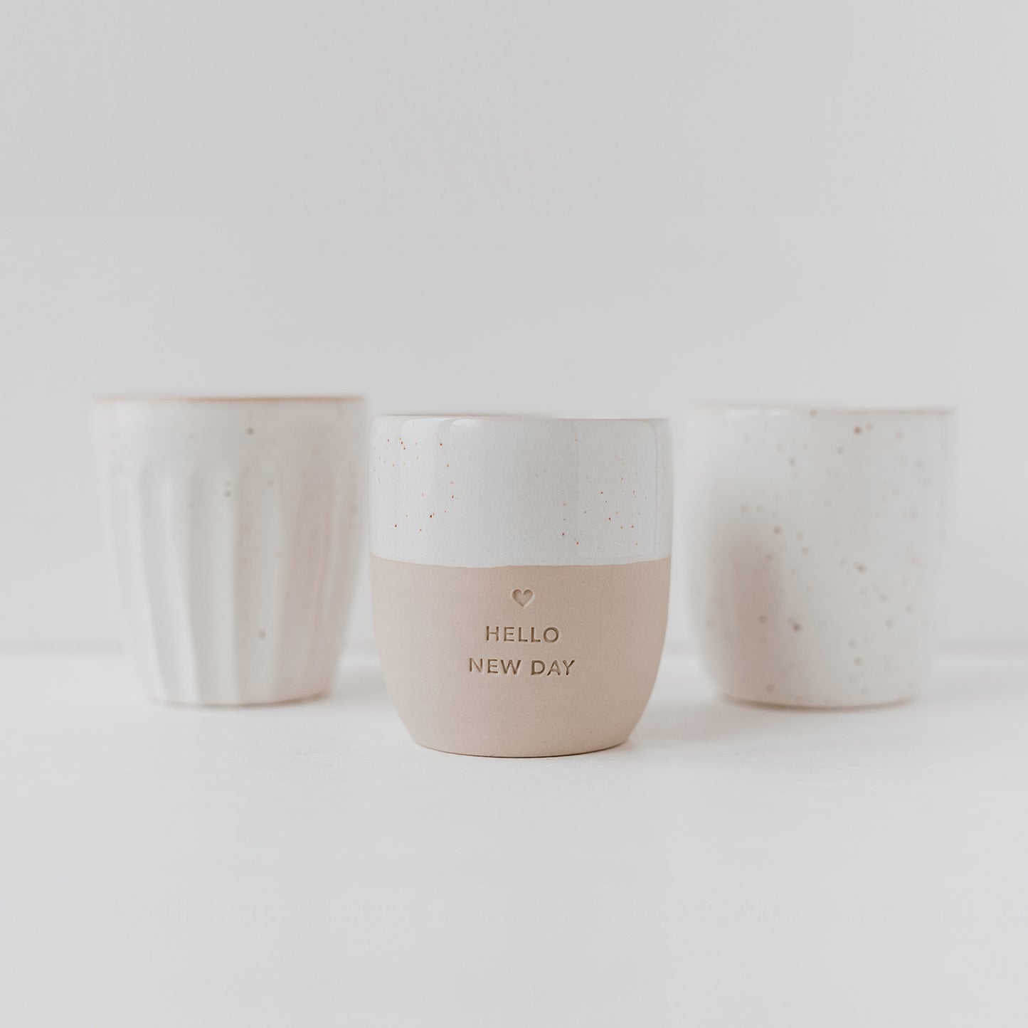Becher Hello New Day | Eulenschnitt 
